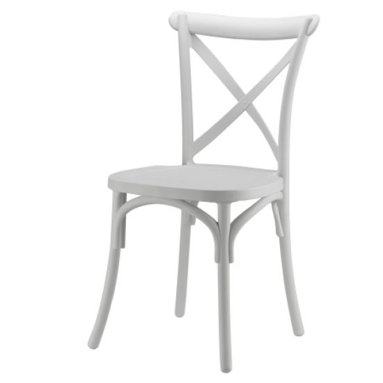 Silla Crossback Blanca