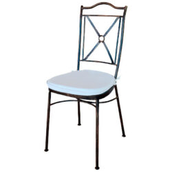 Silla Forja Oro Envejecido