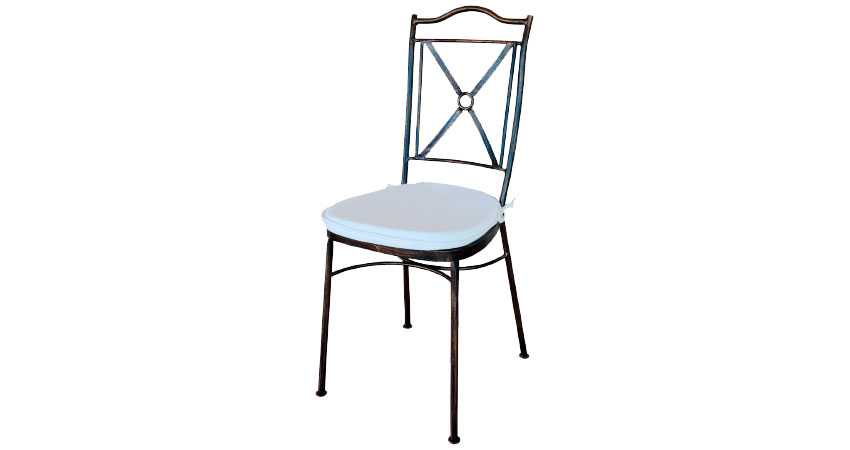 Silla Forja Oro Envejecido