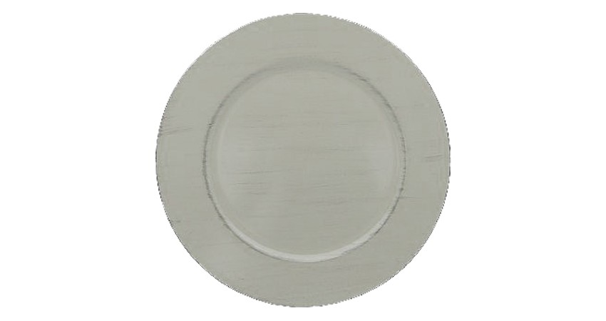 Bajo Plato PVC Blanco