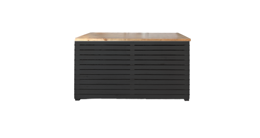 Barra Mostrador Madera Negro