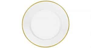 Alt Alquiler Bajo Plato Filo Oro para eventos