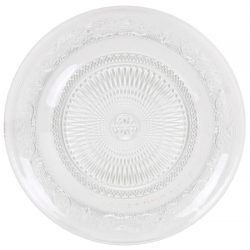 Bajo Plato Cristal Tallado